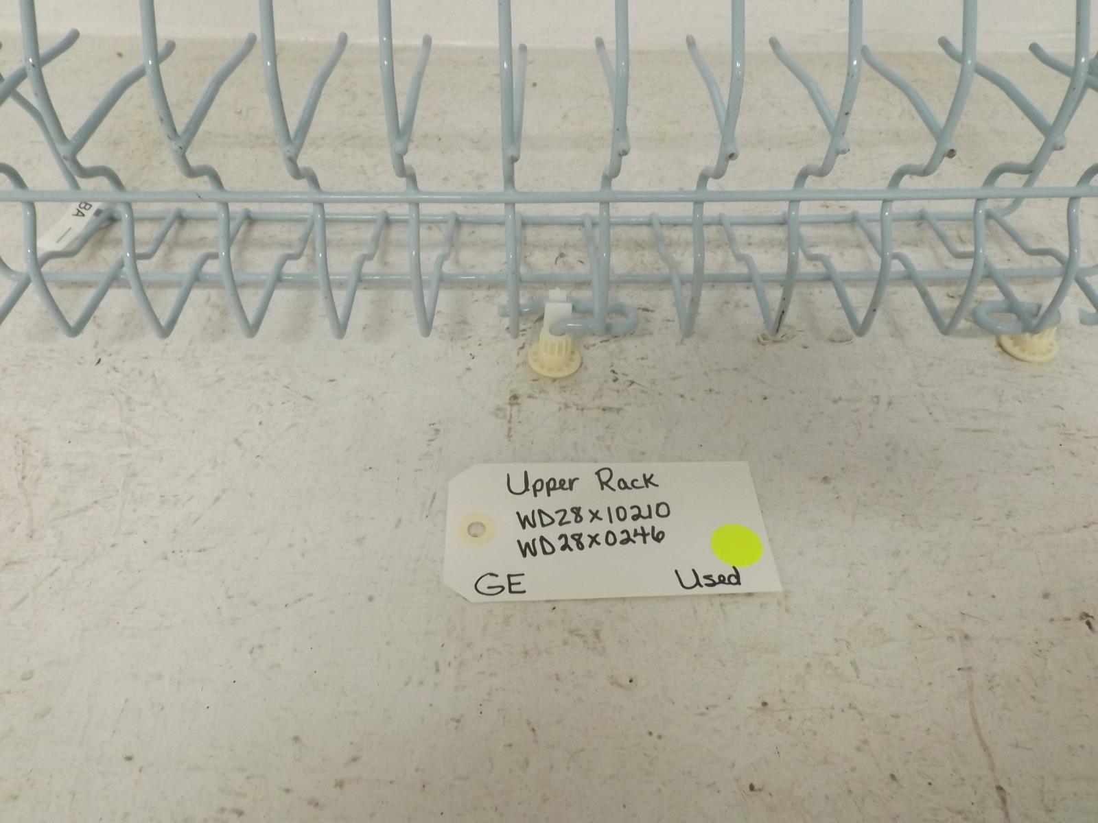 GE Dishwasher WD28x10210 WD28X0246 Upper Dish Rack Used GE Dishwasher WD28x10210 WD28X0246 Upper Dish Rack Used